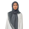 Sulam Cempaka Square in Jet Black